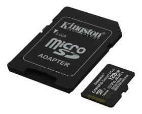Micro SD Card 128GB Kingston + SD adapter SDCS3/128GB class 10