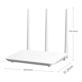 Wireless Router Tenda AC3 AC750Mbps/ext3x5dBi/2,4-5GHz/4xLAN/WAN