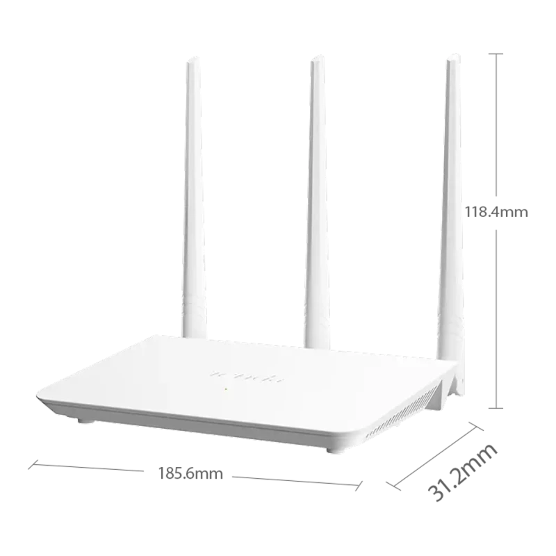 Wireless Router Tenda AC3 AC750Mbps/ext3x5dBi/2,4-5GHz/4xLAN/WAN slika 1