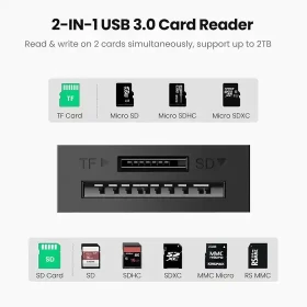USB 3.0 čitač kartica Ugreen CR127 TF+SD