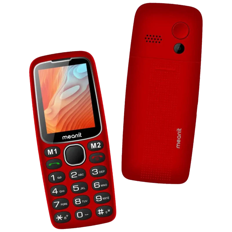 Mobilni telefon Meanit Senior 10 plus crveni slika 1