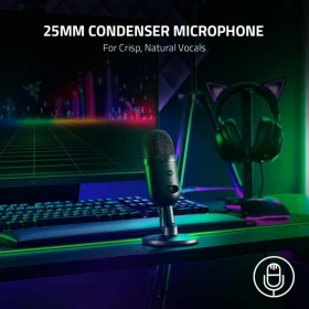 Gaming mikrofon RAZER Seiren V2 X black RZ19-04050100-R3M1
