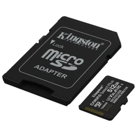 Micro SD Card 512GB Kingston + SD adapter SDCS3/512GB class 10