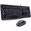 Tastatura + miš Logitech Deluxe MK120 US, crna mini 1