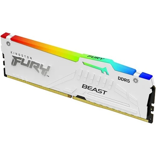 Memorija DDR5 32GB 6000MHz Kingston Fury Beast  KF560C36BWEA-32 White EXPO slika 1