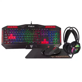 Tastatura + miš + podloga + Slušalice Gamdias Poseidon M2