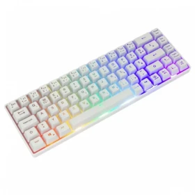 Tastatura White Shark RONIN TKL/Membranska/RGB/Bela/US