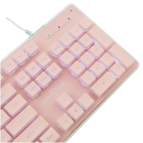 Tastatura White Shark TACHI Full Layout/Membranska/RGB/Pink/US