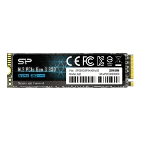 SSD M.2 NVME 256GB SiliconPower SP256GBP34A60M28 A55 2200MBs/1600MBs