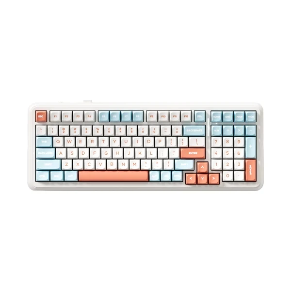 Bežična gaming tastatura MCHOSE K99 V2 Mehanička horizon orange slika 1