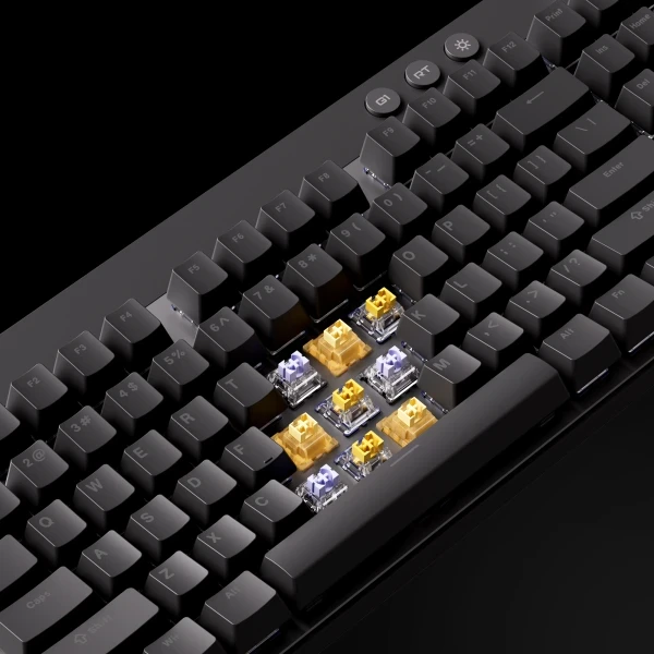 Gaming tastatura MCHOSE Mix 87 Hall Effect Apollo Magnetic Switch black slika 1