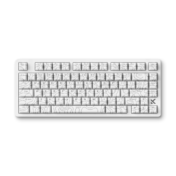 Gaming tastatura MCHOSE Jet 75 Hall Effect Magnetic Switch white topographic slika 1