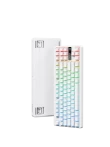 Bežična gaming tastatura MCHOSE G87 Mehanička white topographic mini 1
