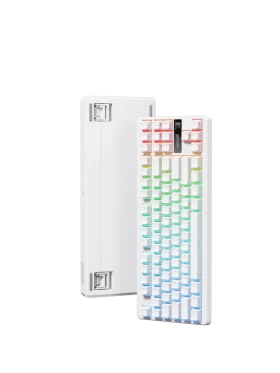 Bežična gaming tastatura MCHOSE G87 Mehanička white topographic