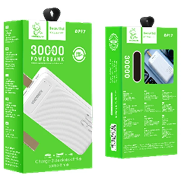 Power bank Denmen DP17 30000Mah 1xType C/2xUSB-A/1xMicro USB slika 1