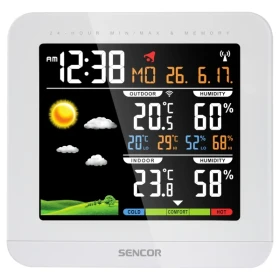 Smart meteorološka stanica SENCOR SWS 5600 bela