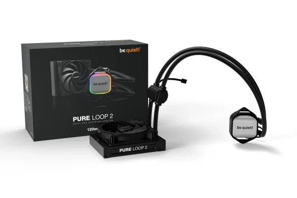 CPU vodeno hladjenje Be Quiet ARGB Pure Loop 2 120mm BW016 (AM4,AM3,1151,1150,1155,1200,1700) slika 1