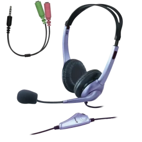 Slušalice sa mikrofonom Genius HS-04S Single Jack + USB C