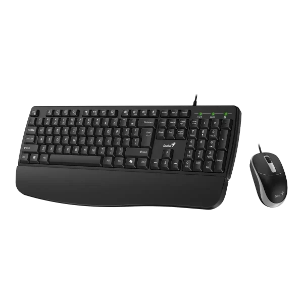 Tastatura + miš Genius KM-123 USB US crna slika 1