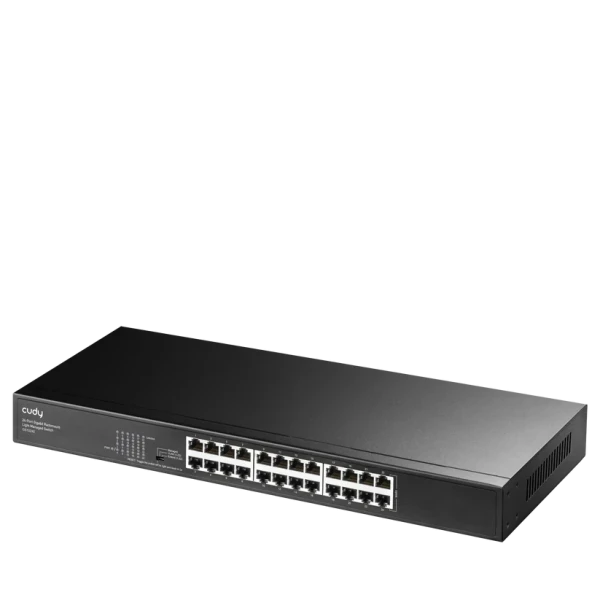Svič 10/100/1000 24-port Cudy GS1024E Rackmount Light Managed slika 1