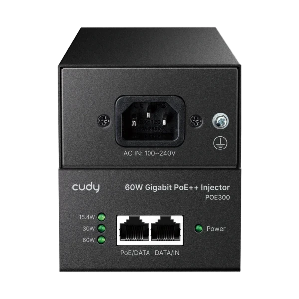 Adapter Cudy POE300 60W Gigabit PoE+/PoE Injector, 802.3at/802.3af Standard/domet 100 Metara slika 1