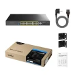 Svič 10/100/1000 24-port Cudy GS1028EPS2 Light Managed PoE+ sa 2x SFP 200W mini 1