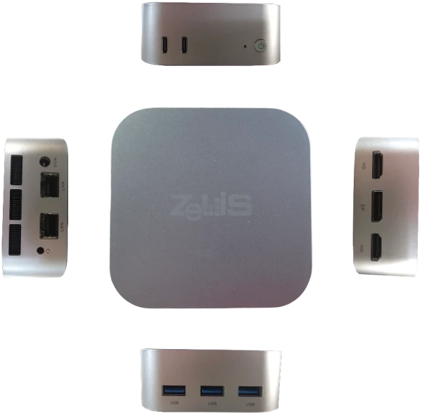 Mini PC Zeus N5 Celeron QC N150 3.40 GHz/DDR5 12GB/m.2 256GB/LAN/Dual WiFi/BT/2xHDMI/DP/Win 11 slika 1