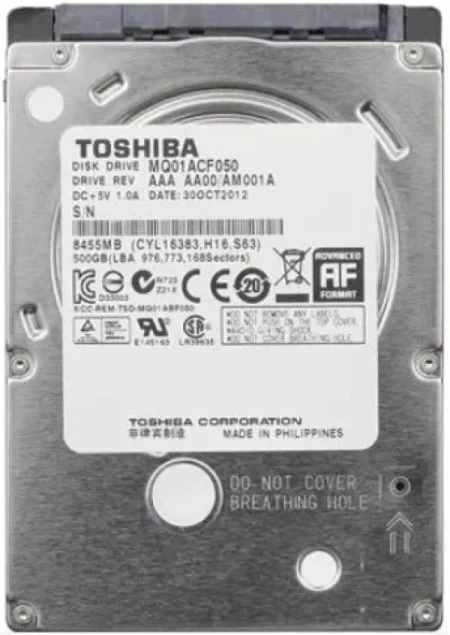 Hard disk 2.5 SATA 500GB Toshiba MQ01ACF050-bulk slika 1