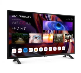 SMART LED TV 43 Carbon 43FHDSW 1920x1080/FHD/DVB-T2/Bluetooth/WiFi/Magic Remote/Frameless/webOS