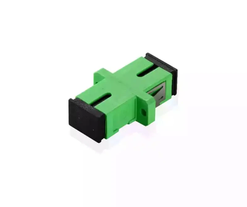 SC-APC/SC-APC singlemode fiber simplex adapter (1 x SC-APC SM), zeleni slika 1