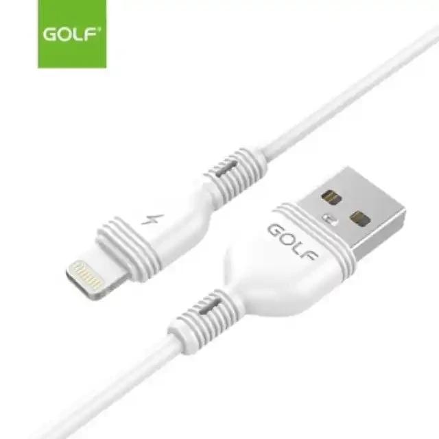 USB Kabl Golf Tip A-lighting 2A GC-75i beli 1m slika 1