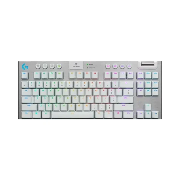 Bežična tastatura Logitech G915 X Lightspeed TKL LowProfile US White slika 1