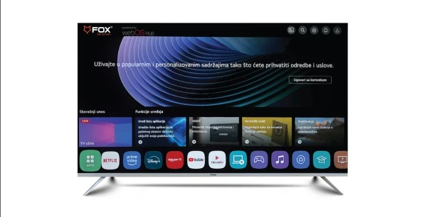 SMART LED TV 75 FOX 75WOS626D 3840x2160/UHD/4K/ATV/DTV-C/T/T2/S/S2 webOS slika 1