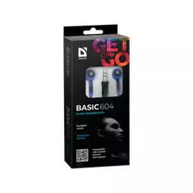 Slušalice bubice Defender Basic 604 Crno plave