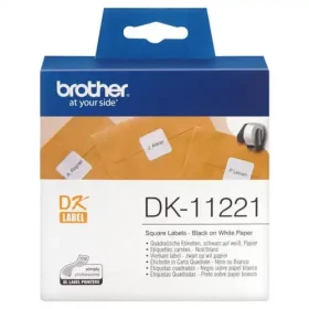 Nalepnica kvadratna papirna Brother 23mmmx23mm DK11221