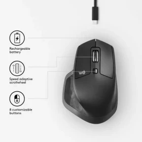 Bežični miš Logitech MX Master 2S Graphite