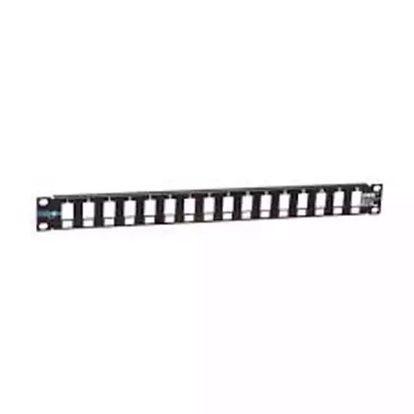 Patch panel modularni 19/1U sa 24 slota za UTP module UKP-24-1U  bez modula slika 1