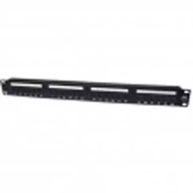 Patch panel 19/0.5U sa 24RJ-45 STP kat.6A Fully Shielded,dual Krone LSA&110 IDC SP6-24-0.5U