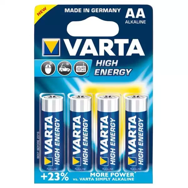 Baterija nepunjiva Varta AA LR6 High Energy slika 1