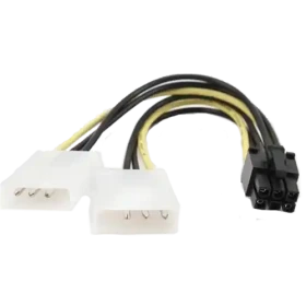Kabl za VGA napajanje 2xMolex na 6-Pin 15cm