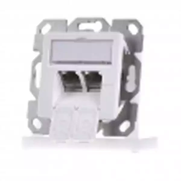 Uzidna utičnica AMJ sa 2 RJ-45 cat 6 Fully shilded STP 00020A0393 slika 1