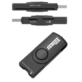 Čitač smart kartica Samtec SMT-610 SmartCard/MicroSD/SD/SIM (za biometrijske lične karte), USB