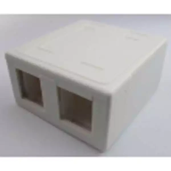 Utičnica nazdna blok sa 2 slota 50x50x30 SB-2P za sve tipove modula slika 1