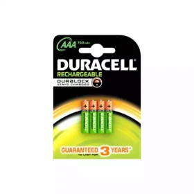 Punjiva baterija Duracell Duralock AAA HR3 750mAh 4/1 (Pak)