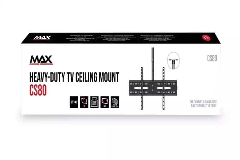 Nosač za TV plafonski MAX CS80 37-80/tilt/50kg slika 1