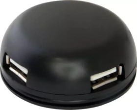 USB Hub 4 port Defender 2.0 Black Quadro Light