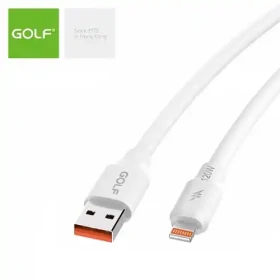 Kabl USB A na lighting USB  Golf 1m 6A 120W GC-98i beli