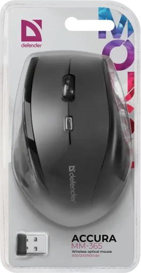 Bežični miš Defender Accura MM-365 6D crni