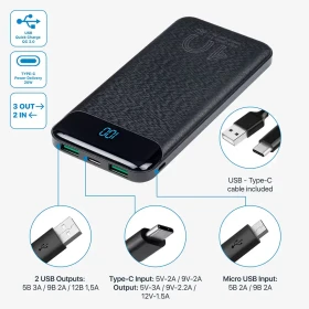 Power Bank RIVACASE VA2540 10000 mAh