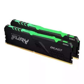 Memorija DDR4 64GB 3600MHz (2x32) Kingston Fury Beast RGB KF436C18BBAK2/64